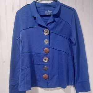 Neon Buddha Small Blue Jacket Decorative Buttons Boho